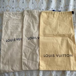 Authentic Louis Vuitton dustbag drawstring